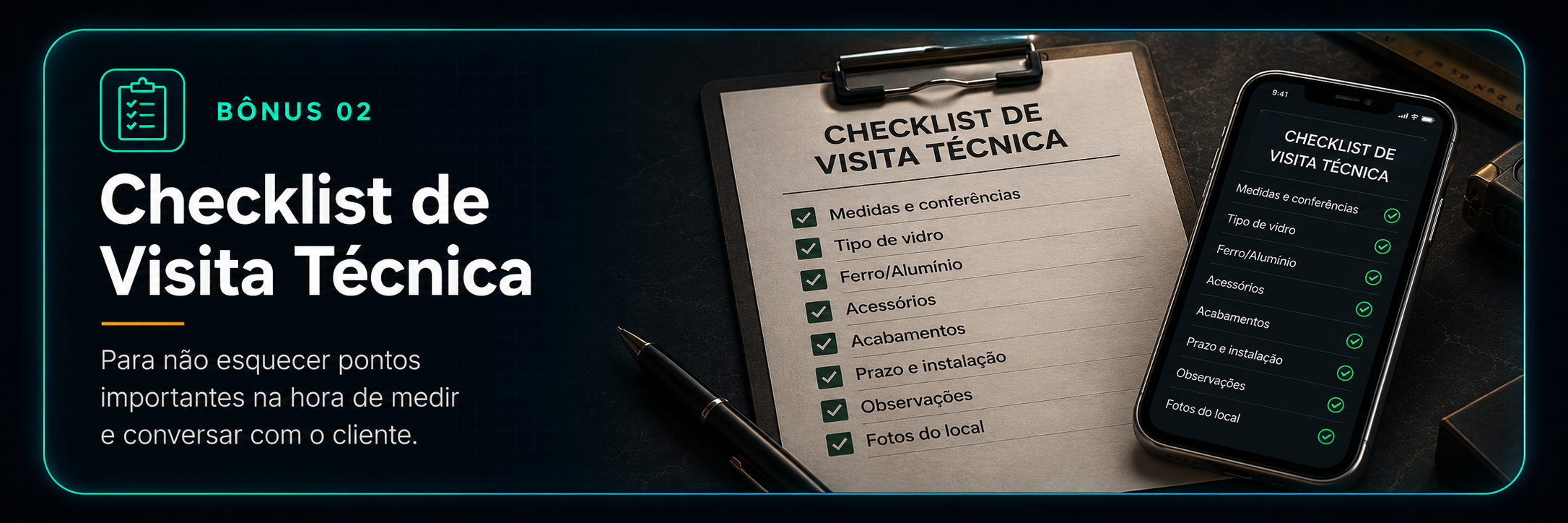 Bônus 02 — Checklist de Visita Técnica